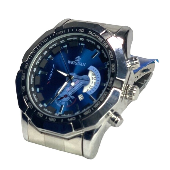 Mens Watch Water Resistant Business Casual Work Wrist Stainless Time Piece - Picture 9 of 9